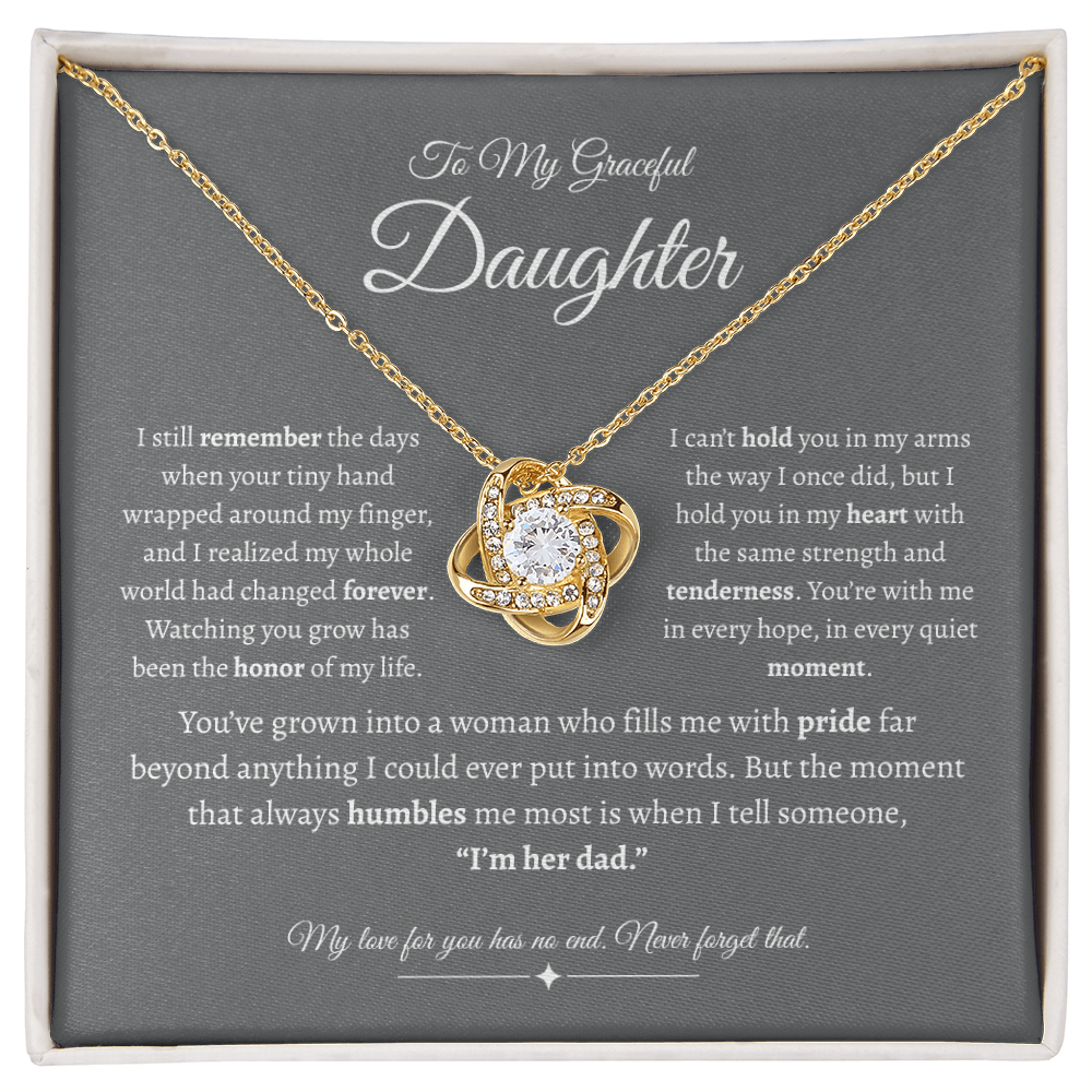 Dad's Heart to Daughter Necklace – Beautiful Sentimental Gift