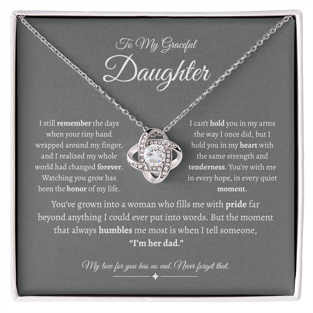 Dad's Heart to Daughter Necklace – Beautiful Sentimental Gift