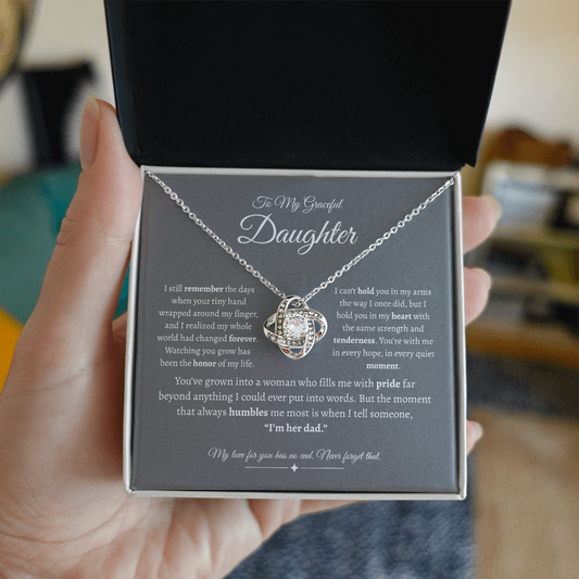 Dad's Heart to Daughter Necklace – Beautiful Sentimental Gift