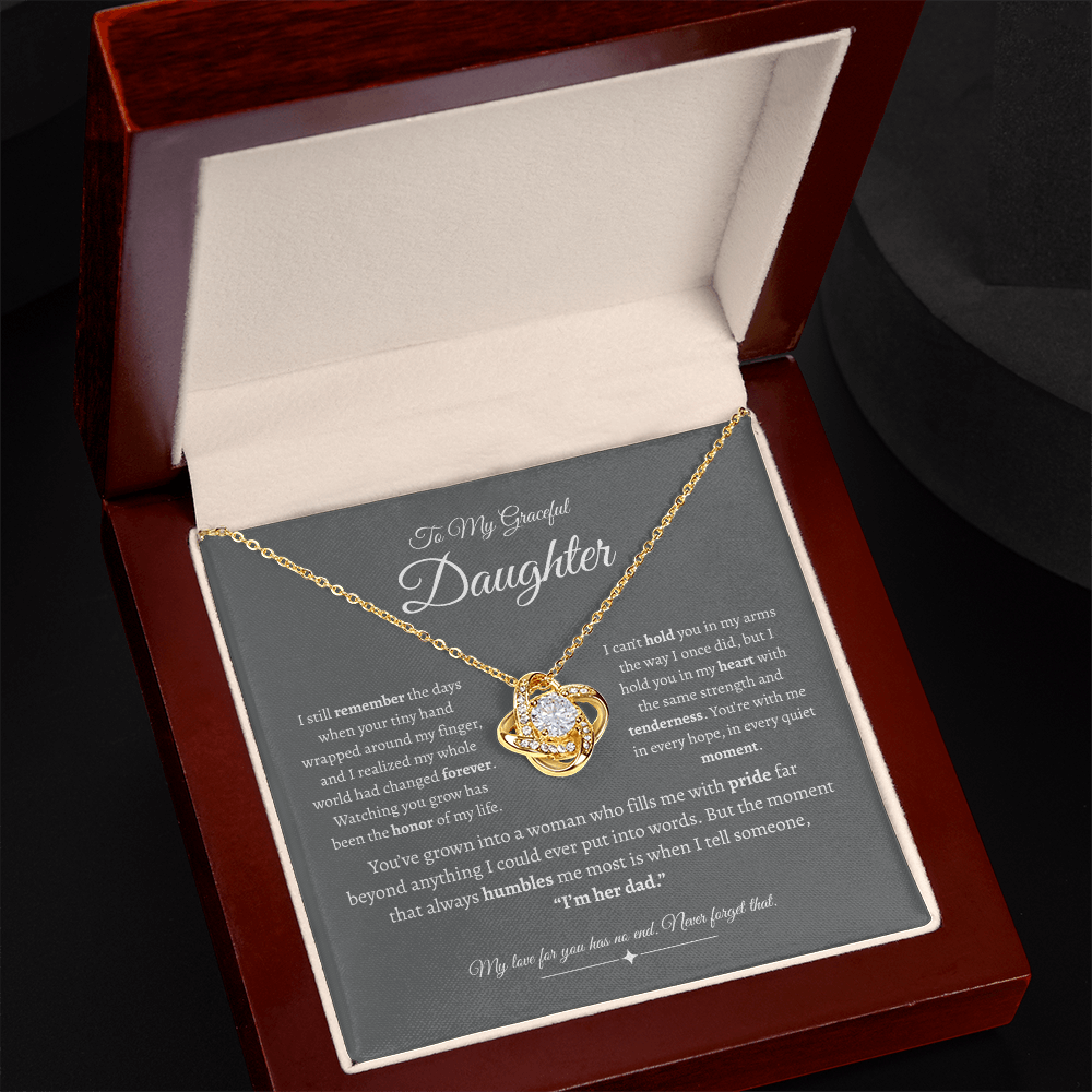 Dad's Heart to Daughter Necklace – Beautiful Sentimental Gift